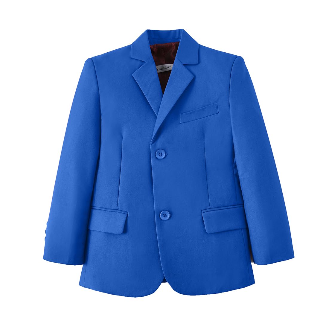 YuanLu Boys Suit Jacket Formal Dress Jacket Slim Fit Sport Coat for Kids