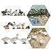 30pcs O Gauge Farm Animal 1:43 Scale Painted Chicken Duck Goose PVC Model Train Layout AN4304-30-AMUS
