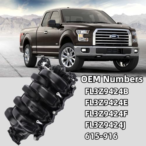 Colector de admisión para Ford F-150 5.0L V8 2015 2016 2017 junta de repuesto FL3Z9424E 3