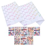 JOINPAYA 2026 Large Wall Calendar 2 Sets – Giant English Monthly Planner Writable Yearly Schedule Poster for Home Office Classroom Organization