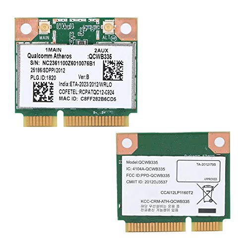 Tarjeta de red ASHATA para Qualcomm AR9565 QCWB335, Mini PCI-E Bluetooth, 150 Mbps, 2,4 GHz, universal para HP/DELL/ACER, etc. miniatura 2