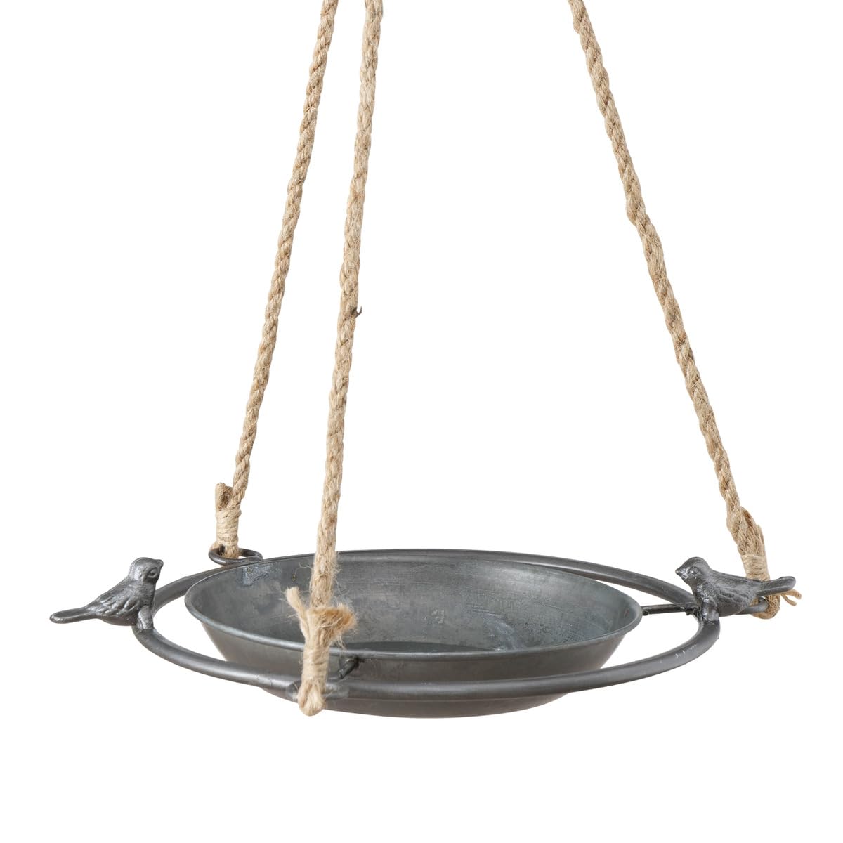 Boltze Vogeltränke Jackson (aus Metall, Vogelbad, zum aufhängen, Durchmesser 25 cm, Dekoration, Dekoanhänger) 1021540