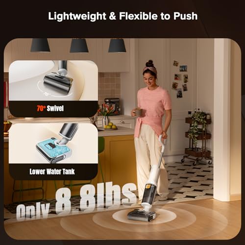 roborock f25 gt vacuum mop all in one wet dry vacuum cleaner cordless 20000pa floor cleaner machine for tile hardwood wood vinyl floor edge to edge self cleaning electric mop with 180 lie-flat