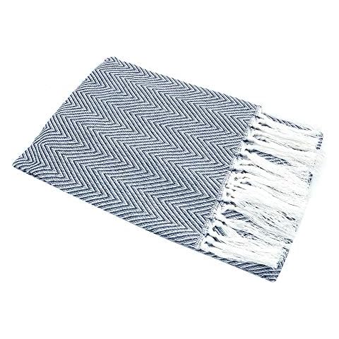 Shiwaki - Juego de 2 Toallas de té, algodón, Rayas onduladas de 15 x 24 Pulgadas Cover