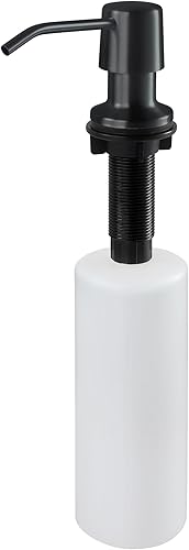 Miniatura 9 de Dispensador de jabón para fregadero de cocina con bomba, botella de 16 onzas, dispensador de jabón integrado para encimera con boquilla de 4