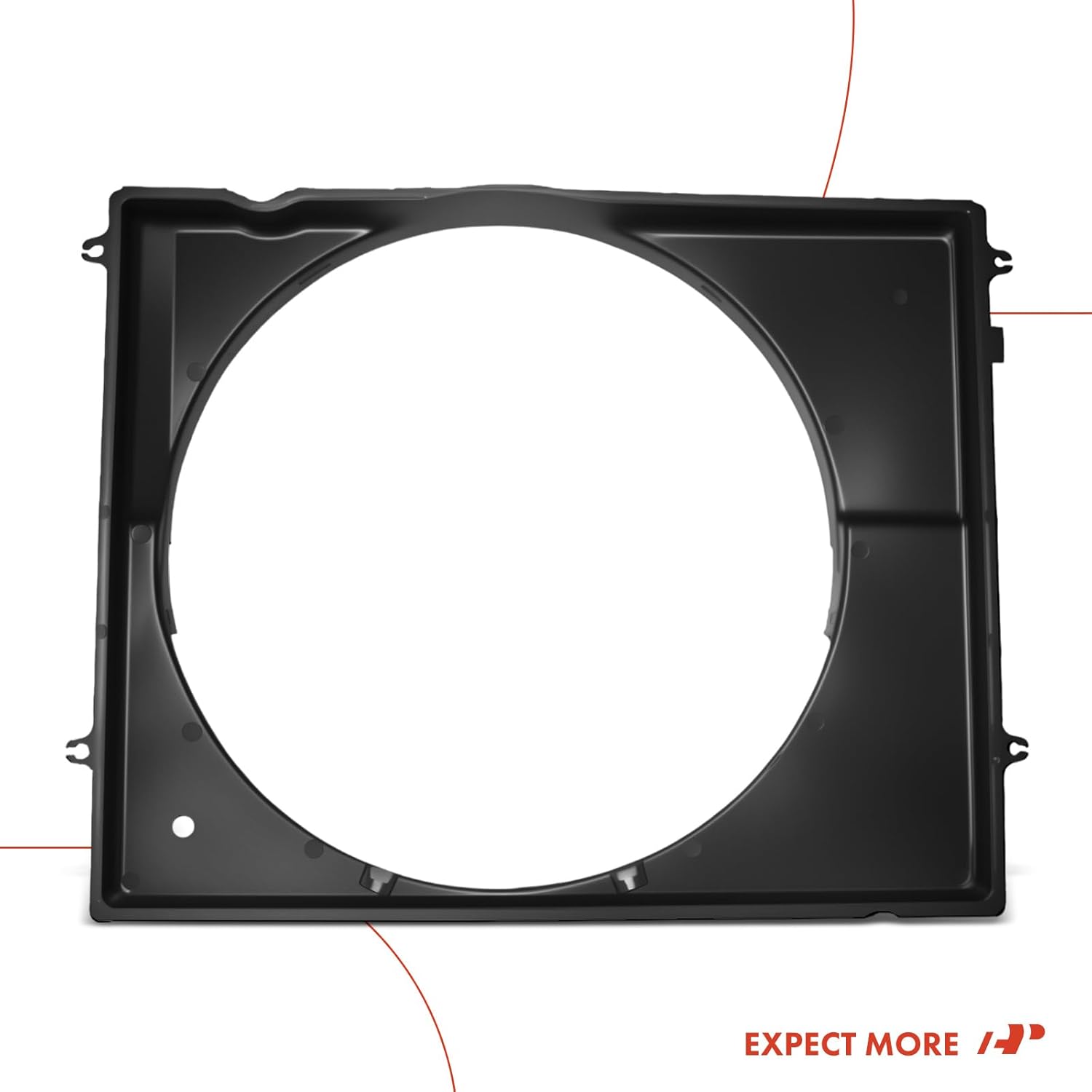 A-Premium Engine Radiator Cooling Fan Shroud Compatible with Toyota Tacoma 1996-2004 3.4L