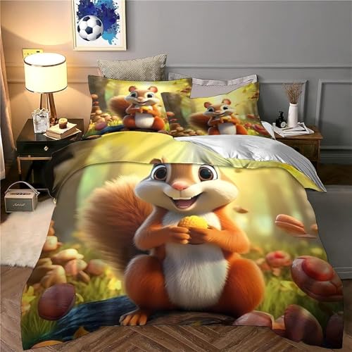 Parure de lit paresseux mignon housse de couette double 200x200cm pour enfant