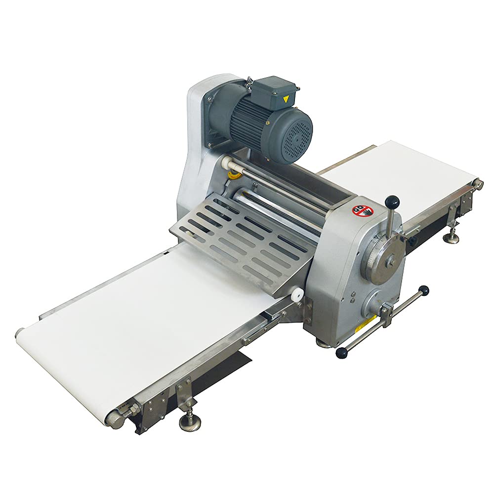 Amazon.com: TECHTONGDA Commercial Dough Sheeter Countertop Pasta Roller  Machine Fondant Flattener Pizza Pastry Sheeter Bakery Baking Equipment 110V  400W : Industrial & Scientific