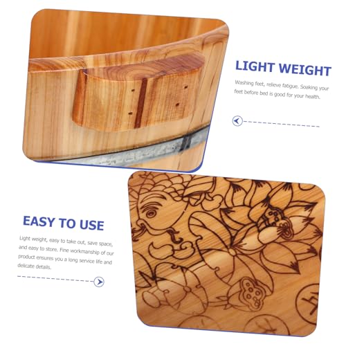 Pecera de pies de madera Healeved para uso múltiple miniatura 3