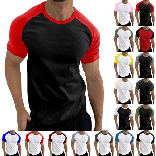 Camiseta para hombre oversize cuello redondo verano camisetas estampado manga corta vintage casual urbana tops ocio hombres tops camiseta deportiva ropa de calle exterior camiseta de ocio, 001, XL