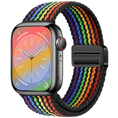 Qimela Sport Loop Compatible with Apple Watch Band 38mm 40mm 41mm 42mm 44mm 45mm 46mm 49mm for Women...