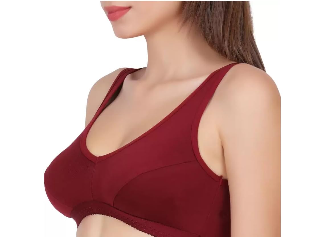 GenericWomens Comfort Bra, Non Padded, Pull on Closure, Size 34, 85cm or 36 inch