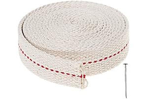 12 Foot Cotton Lamp Wick for Oil Lanterns