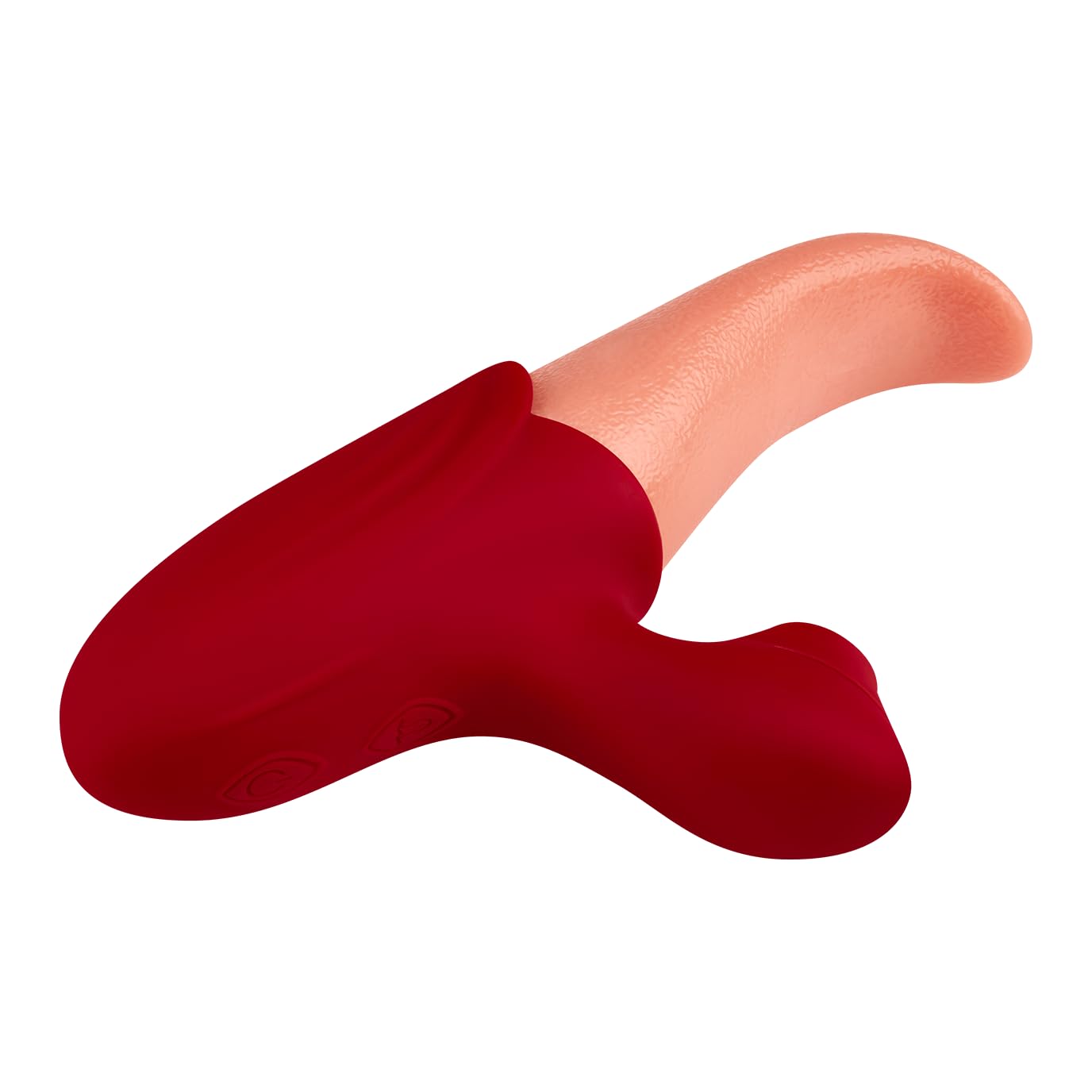 EIS, vibratore, vibratore Rabbit a forma di lingua, 15,5 cm, impermeabile (IPX6), ricaricabile, 2 motori con 7 programmi di vibrazione ciascuno, materiale delicato sulla pelle