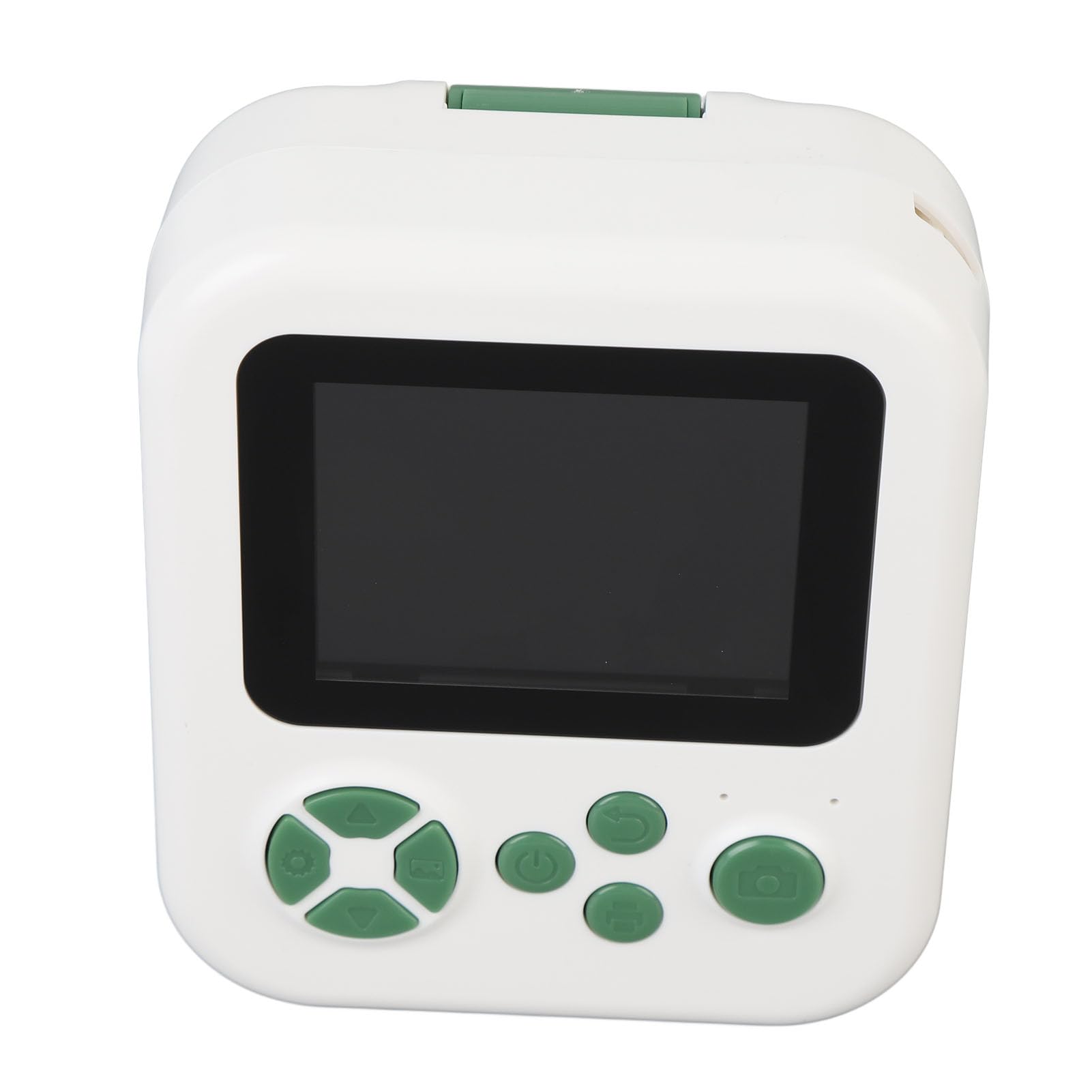 Fotocamera Istant Print 48MP Foto 1080p Video 2.4 Nella schermata IPS Portable Camera da 1200 mAh Supporto Music Games Gioca con lente rotante a 180 gradi (Verde)