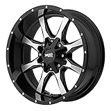 Moto Metal MO970 17X8 5X4.5/5.0 G-BLK MACH 40MM - MO97078054340