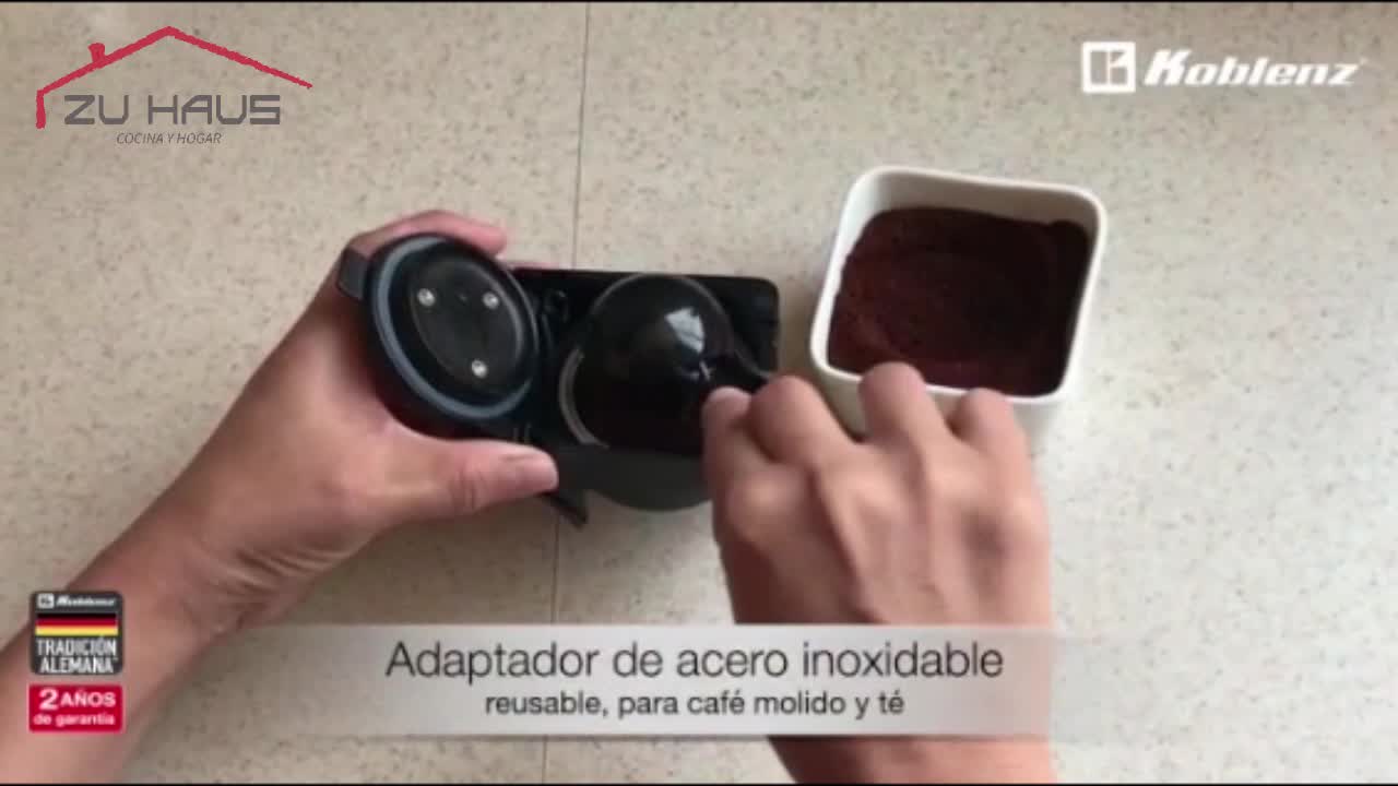 Koblenz Cafetera Multi Pod de cápsulas- Compatible con Nespresso y Dolce  Gusto CKM-1000 CAP : Amazon.com.mx: Hogar y Cocina