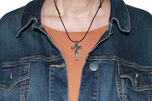 Realtree Xtra Camo Cross Necklace Pendant Jewelry Hunting Prayer Religious Cross Necklace Made in USA3
