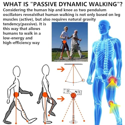 Egzoszkieletowa pomoc w chodzeniu z regulowanym podnoszeniem nóg i podparciem wspinaczki do treningu rehabilitacyjnego, bioniczna konstrukcja dla zwiększonej mobilności