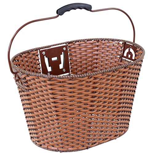 Cesto Bicicletta In Acciaio M-Wave Wide Wire - Portapacchi Posteriore Con Ganci Inferiori - Griglia Metallica Resistente