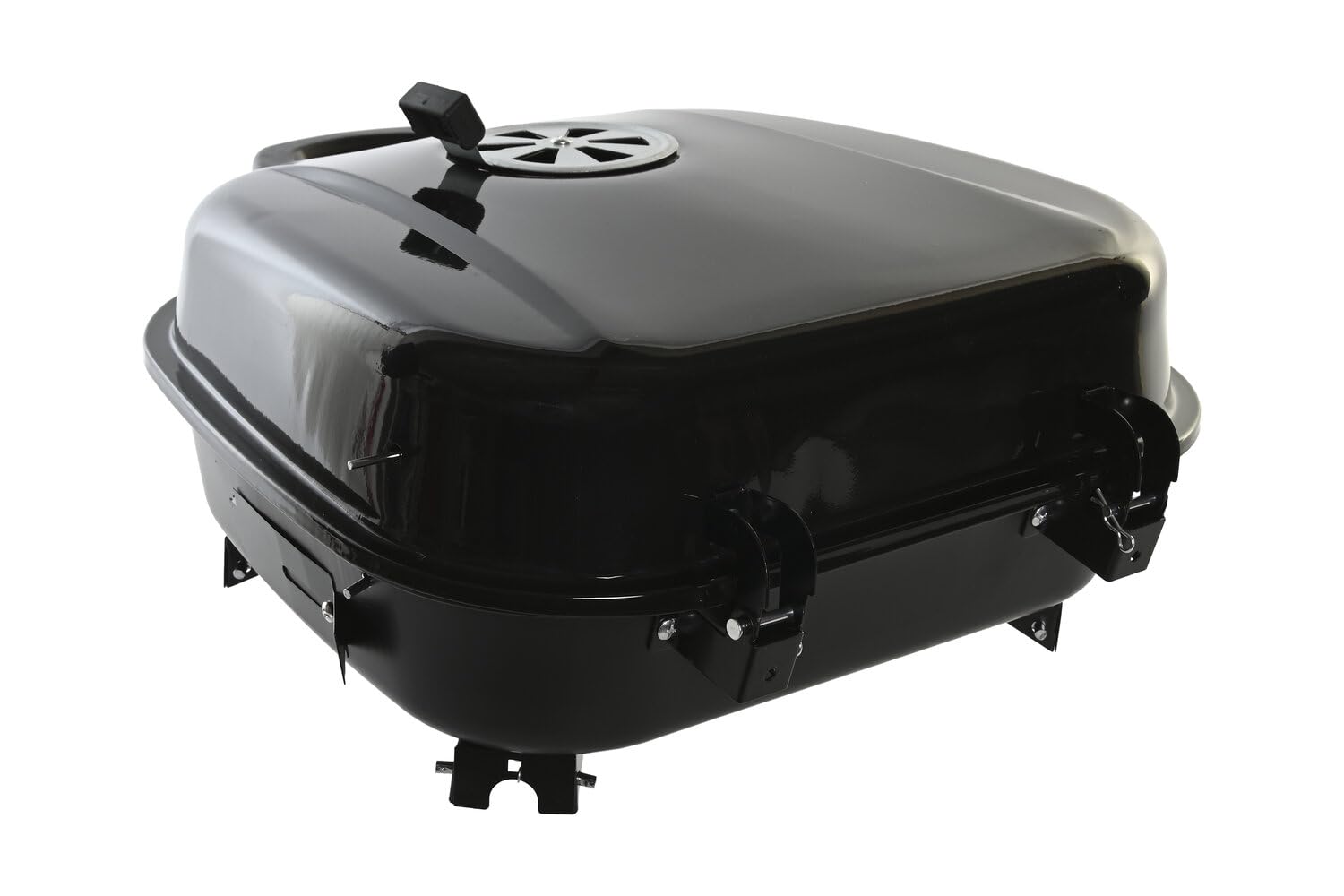 BARBACOA ACERO 44,5X42X34 SOBREMESA NEGRO