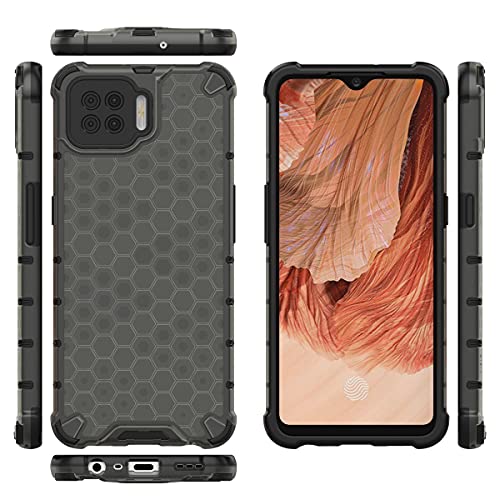 Image of Glasgow | for Oppo F17 Stylish Look Pattern Back Case Cover for Oppo F17 - Black