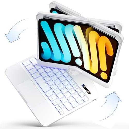 Amazon.co.jp: iPad mini 6/7(A17 Pro)キーボード付きケース 対応