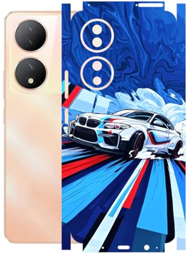 Image of AtOdds - Full Body Back Screen Guard Protector Film - Lamination Wrap Skin Sticker Compatible with VIVO Y100A | Scratchproof Matte Finish (BWM)