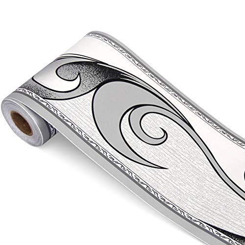 Yifely Modern Peel and Stick Wallpaper Border Roll Waterproof PVC Wall Art