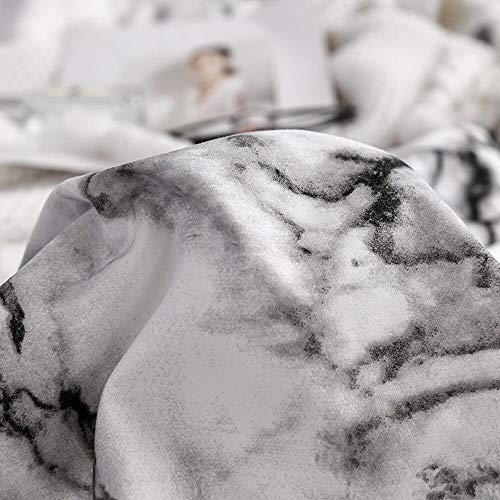 Housse de couette en marbre blanc pour protéger votre lit et sublimer la décoration - 6