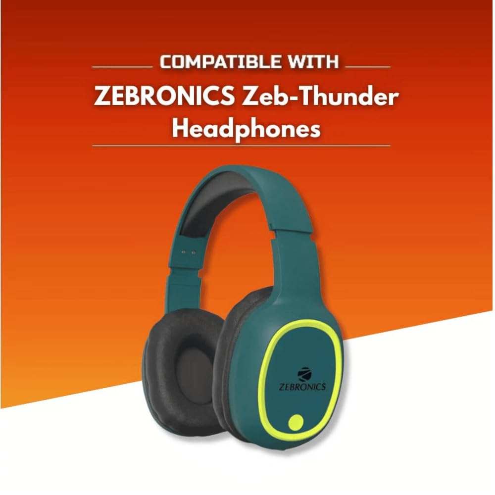 Crysendo Protein Leather Ear Pads - Zeb-Thunder -2