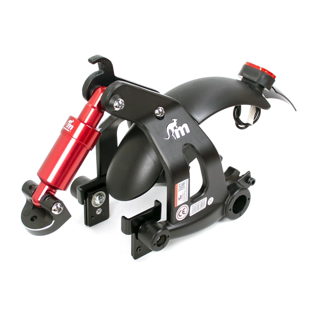 Monorim Genuine MR1 Rear Suspension Kit For Xiaomi M365 1S Essential Pro 2 Electric Scooter (Black/Red)
