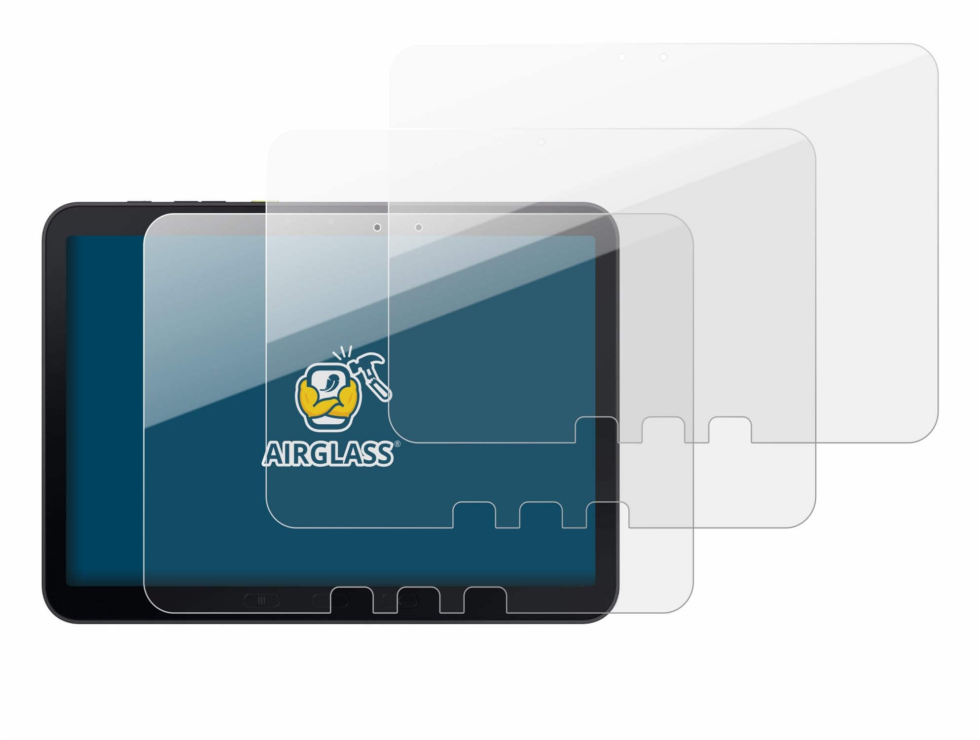 BROTECT Schutzglas für Samsung Galaxy Tab Active 5 Pro