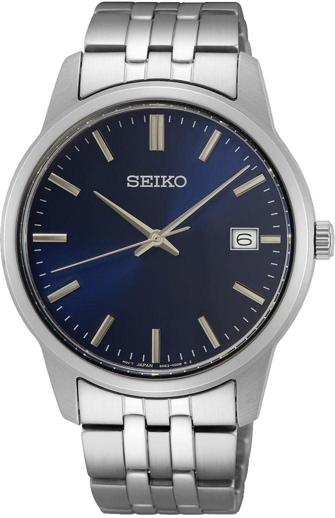 Seiko Men Analog Quartz Watch with Stainless Steel Strap SUR399P1