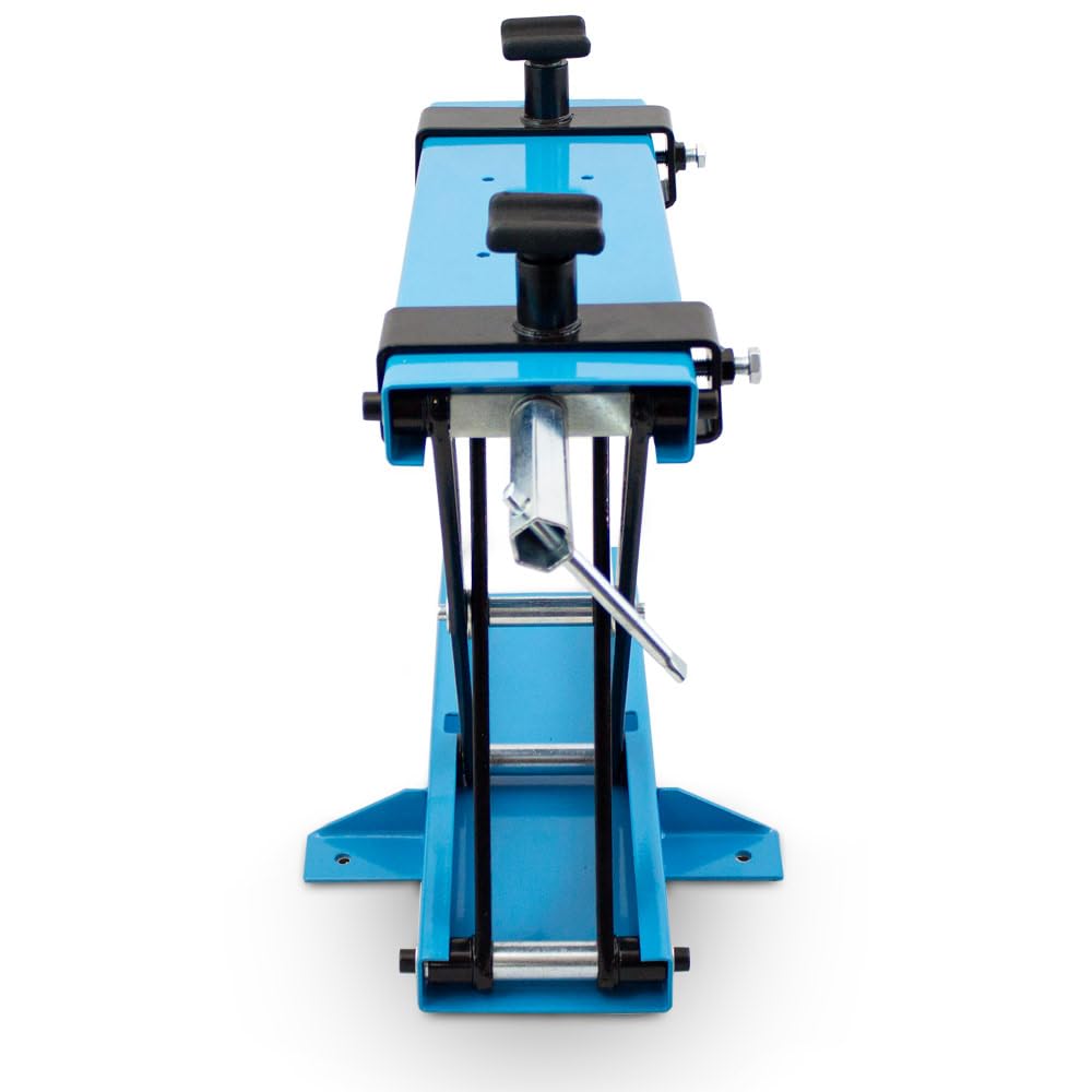 Bituxx Motorrad Heber Hebebühne Montagebock Scherenheber Montageständer Lift mit Bodenfixierung bis 500kg