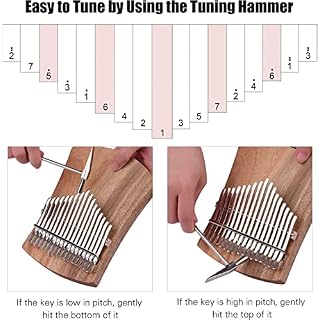 Générique Mini Doigt Kalimba Pouce Piano 17 Touches Pouce Piano Kalimba Camphre Bois C Ton avec Sac Fourre-Tout… - Les Beatles, Paul McCartney, John Lennon, RIngo Starr, George Harrison Générique Mini Doigt Kalimba Pouce Piano 17 Touches Pouce Piano Kalimba Camphre Bois C Ton avec Sac Fourre-Tout… – Image 3