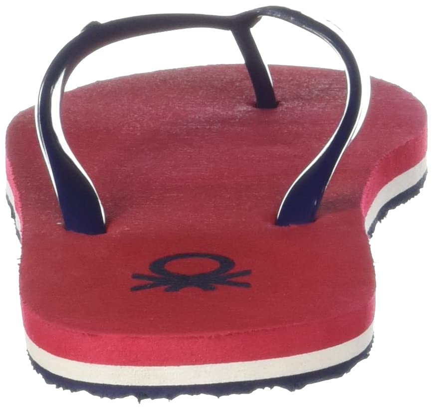 Image of United Colors of Benetton womens 22p8cffpl045i Red Slipper - 3 UK (36 EU) (22P8CFFPL045I)