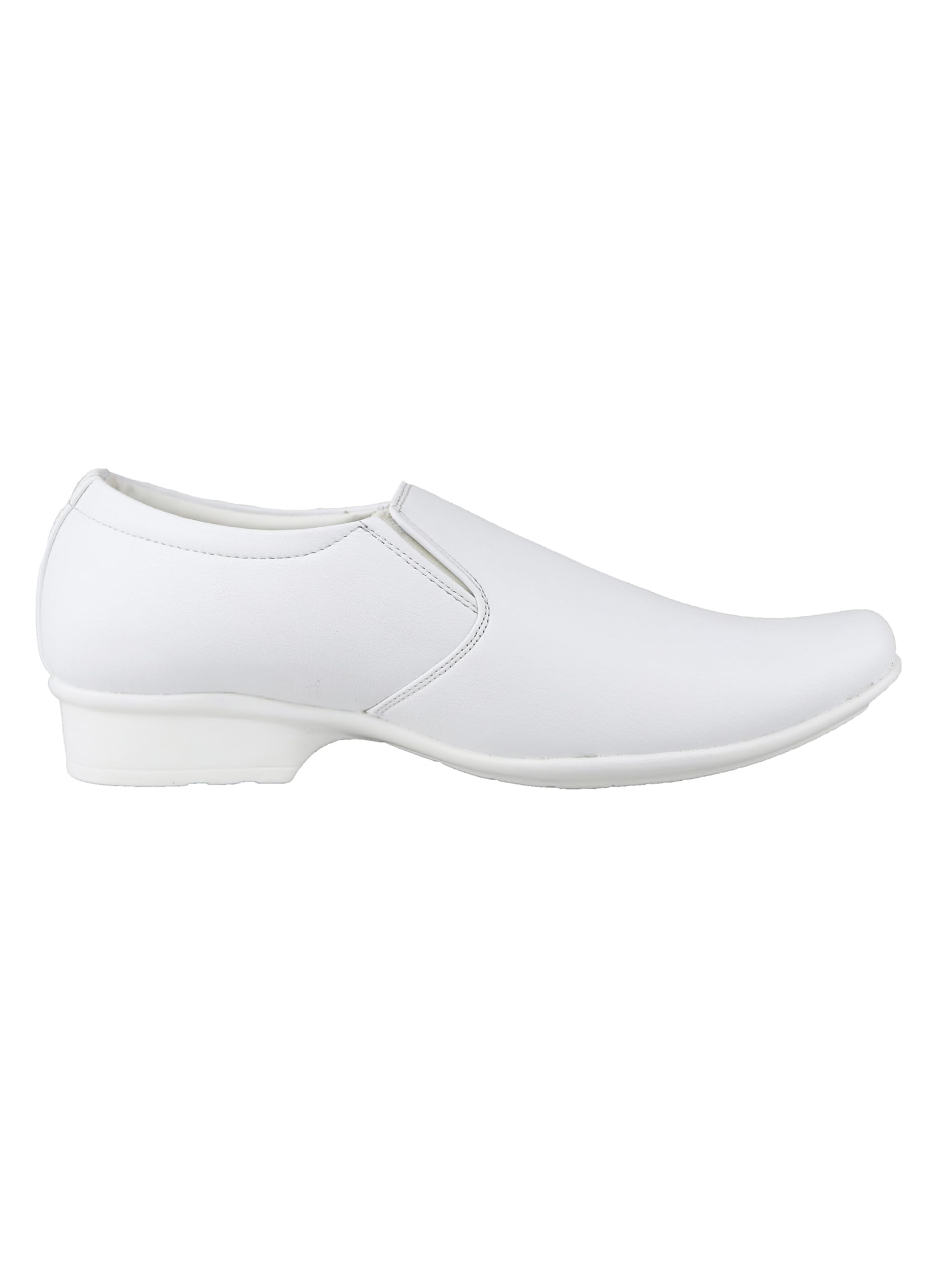 HIKBI Leather White Formal Shoes Daily Use Mocassion for Men Slip On Shoes All White Shoes_White_6 (B0CJNKZ3Z2) Amazon Price History, Amazon Price Tracker