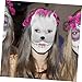 BESPORTBLE Fox Mask for Masquerade and Carnival Parties Creative Costume Prop for Cosplay Lightweight and Fashionable Half Face Design for Halloween and Festivals