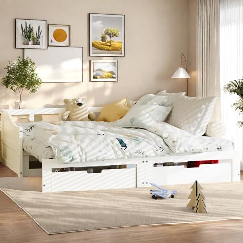 Ausziehbett 90x200 Gleiche Hohe