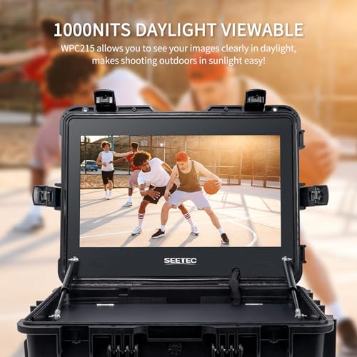 Image of WPC215 21.5 inch 1000nit High Bright Broadcast Carry-on Director Monitor with LUT Waveform HDMI SDI USB Input HDMI SDI Output Full HD 1920x1080