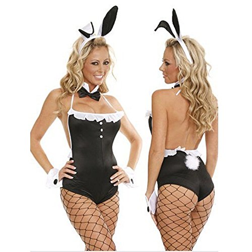 Clearance Sale Hot Sexy Cute Women's Bunny Costume Set for Cosplay Nightclub Party Halloween