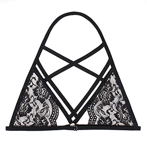Sous-vêtements soutien-gorge bandage noir pour pimenter vos nuits en amoureux