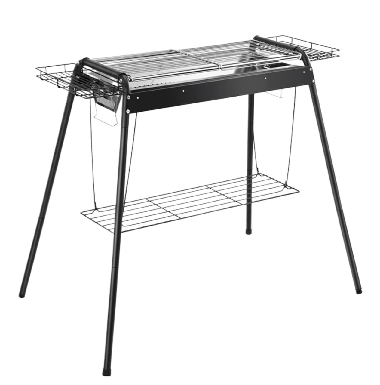 Grille Węglowe Grill Na Świeżym Powietrzu Składany Grill Węglowy Ze Stali Nierdzewnej Przenośny Grill Na Kemping Grill Na Węgiel