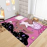 Black Magic Girl Area Rug Girls Room Decor Black Girl Rugs for Bedroom African American Girls Carpet