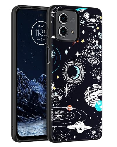 BENTOBEN Compatible with Moto G Stylus 5G 2023 Case, Glow in The Dark, Slim Fit Soft Flexible Bumper Anti-Scratch Anti-Slip Protective Case for Motorola Moto G Stylus 5G 2023 6.6 inches, Black