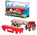 BRIO Bahn 33657 - Holztransporter mit Magnetladung, White