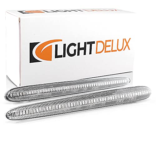 LIGHTDELUX Repuesto para intermitentes laterales LED, intermitente dinámico, compatible con ALFA ROMEO GIULIETTA (940_) V-174211LG Cover