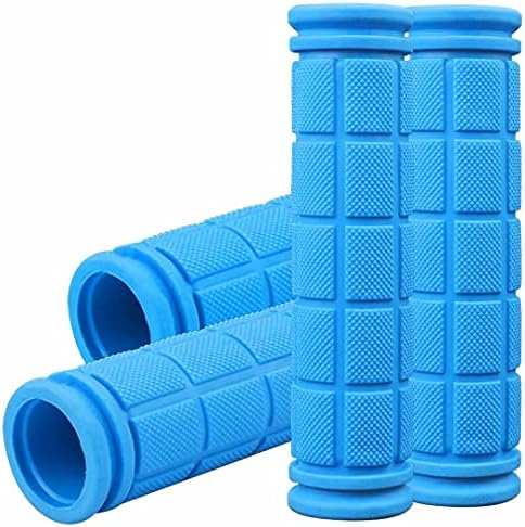 4Pcs Bike Handle Grips, Kids Non-Slip-Rubber Bicycle Handlebar Grips, Specialized Replacement Bike Grips, for Beach Cruiser Razor Scooter Foldable Mountain Bicycle Tricycle BMX MTB