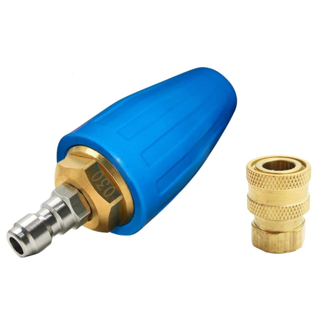 STARQ WASHER TURBO ROTATING BRASS NOZZLE WITH I/4 MALE CONNECTOR (040 BLUE) (B0CKFFDWPV) Amazon Price History, Amazon Price Tracker